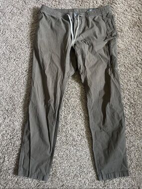 Vuori Ripstop Brown Drawstring Joggers